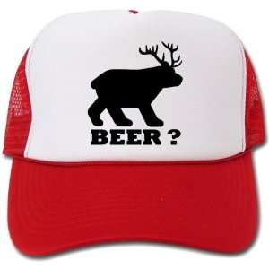  Beer ? Bear & Deer mixed truckers hat / cap Everything 