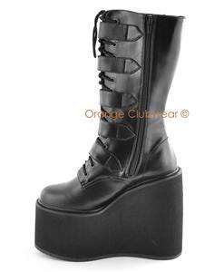 DEMONIA SWING 220 Punk Gothic Womens Boots Shoes  