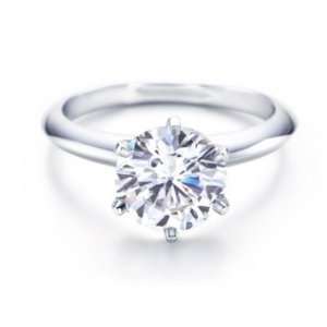 Bling Jewelry Round Cut CZ Engagement Ring 6 ct Solitaire Ring   Size 