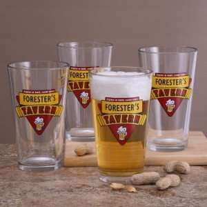 Fathers Day Gifts   Personalized Pub Pint Glasses Set   Cheers Tavern
