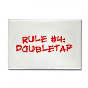 Rule 4 Funny Rectangle Magnet by   Kitchen 