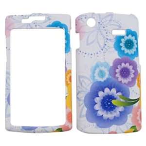  Samsung Captivate i897 Four Colorful Flowers on White Hard 