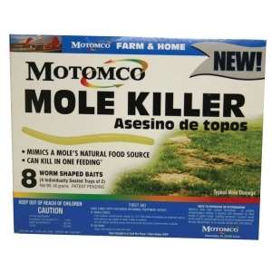 Motomco 8 Pack Mole and Worm Killer  