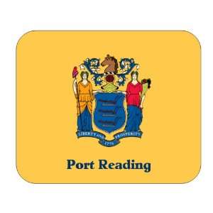   State Flag   Port Reading, New Jersey (NJ) Mouse Pad 