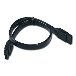  QVS 24 Serial ATA Internal Data Black Cable
