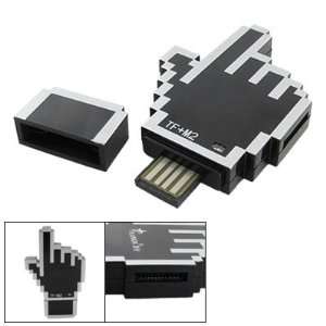 Gino Portable Hand Design T Flash M2 Memory Card Reader 
