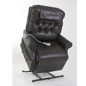 Mega Motion 3 Position Lift Chair X Large Model GL358, Vinyl Chestnut 