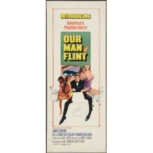  Our Man Flint Insert Movie Poster 14x36 