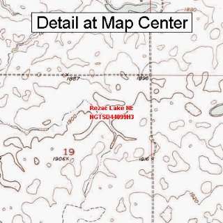   Quadrangle Map   Rezac Lake NE, South Dakota (Folded/Waterproof