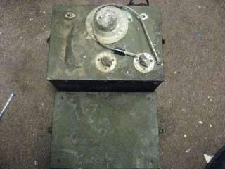   WWII Era U.S. Army Signal Corps Generator I 198 A Parts/Repair  