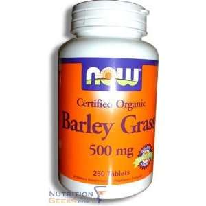  Now Barley Grass, Organic, 250 Tablet Health & Personal 