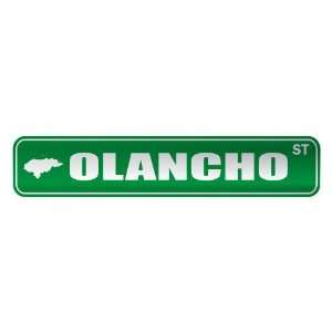   OLANCHO ST  STREET SIGN CITY HONDURAS