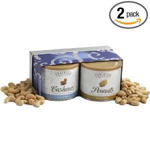 FERIDIES Peanut & Cashew Combo, 2.1 Pound Boxes (Pack of 2)