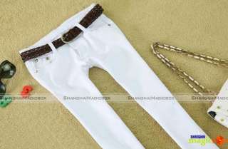 New Women Fashion Slim Fit Skinny Pencil Pants Trousers White WPT135 