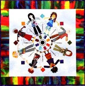   Quilters #4 Circle of Friends Quilted Lizard Quilt Pattern Applique