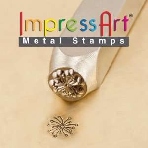  ImpressArt  6mm, Dandelion Design Stamp