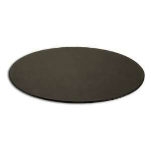  Black Leather Oval 17 x 14 Conference Pad