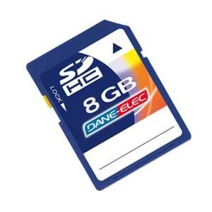   Dane Elec 8 GB Class 4 SDHC Flash Memory Card