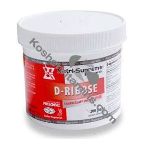  D ribose [ Nutri Supreme] 200 Grams. Kosher. Health 