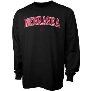  Nike Nebraska Cornhuskers Black Classic Long Sleeve T 