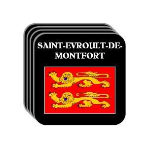   EVROULT DE MONTFORT Set of 4 Mini Mousepad Coasters 