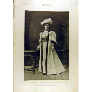  1896 Portrait Evelyn Millard Flavia Zenda Theatre