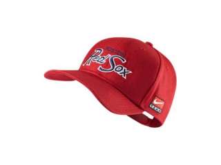  Nike Script (MLB Red Sox) Adjustable Hat