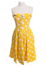 Yellow Polka Dot Dress  Mod Retro Vintage Vintage Clothes  ModCloth 