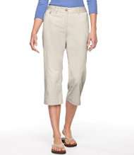 Washed Chino Pants, Cropped