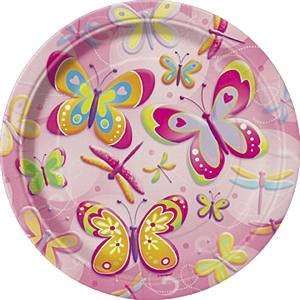    Butterfly Dragonfly Party Dessert Plates 8ct 