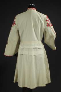 Embroidered folk costume dress BULGARIA ethnic blouse  