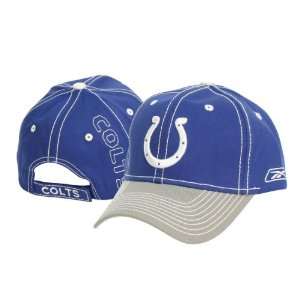  Indianapolis Colts 2 Tone Stitch Adjustable Baseball Hat 