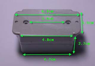Switch White ABS Small Plastic Box 4.7 x 3.3 x 2.7 cm  