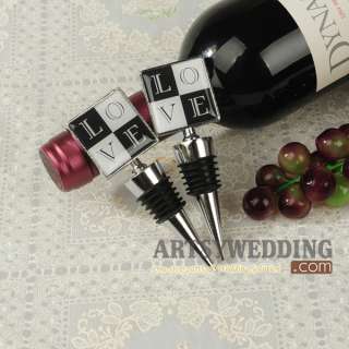 Couple Wine Bottle Opener Corkscrew Set Wedding Favors  