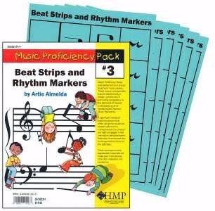 13. Music Proficiency Pack #3 Beat Strips and Rhythm Markers by 