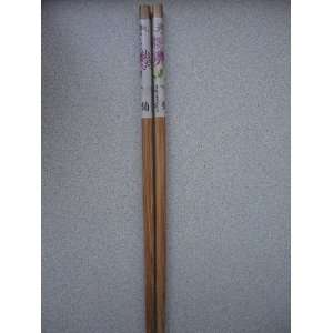  2 Pairs of Chopsticks with Art Drawing