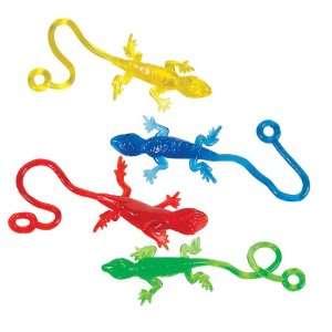  Leaping Sticky Lizards (1 dz) Toys & Games