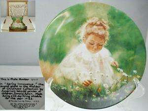 Donald Zolan Spring Innocence Collector Plate  