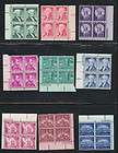 11 Different Liberty issue plate blocks of 4 NH Inc