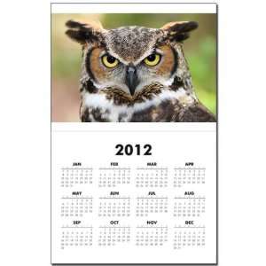 Calendar Print w Current Year Great Horned Owl Everything 