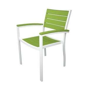  Poly Wood A200FAWLI Euro Arm Outdoor Dining Chair (2 pack 