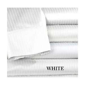 OLIVIA PINSTRIPE Bed Sheet Set 100% Egyptian Cotton 1200 Thread Count 