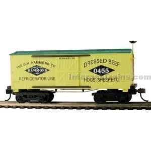   HO Scale 1860s Era Wooden Reefer Car   G.H. Hammond Co. Toys & Games