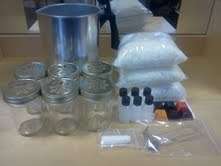 Custom Candle Making Kit Comes with six 8oz jars, you choose 6 scents 