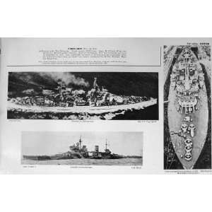   1953 54 Battle Ships Duke York King George Duke York
