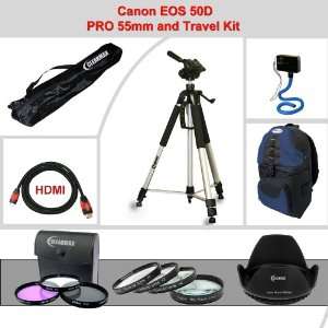  PRO 55 mm and Travel Kit for Canon EOS 50D Electronics