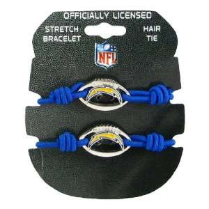   Diego Chargers   NFL Stretch Bracelets / Hair Ties