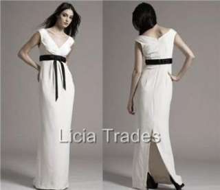 Marchesa Silk Snug Bead Gown Dress NEWW NWT $1,250 6 Ivory Wedding 