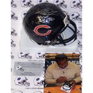  Richard Dent Autographed/Hand Signed Bears Mini Helmet 