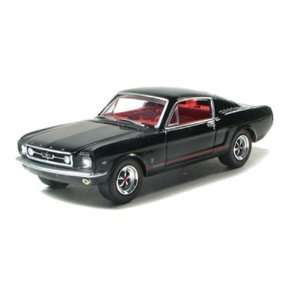  1966 Ford Mustang GT Fastback 1/64 Black Toys & Games